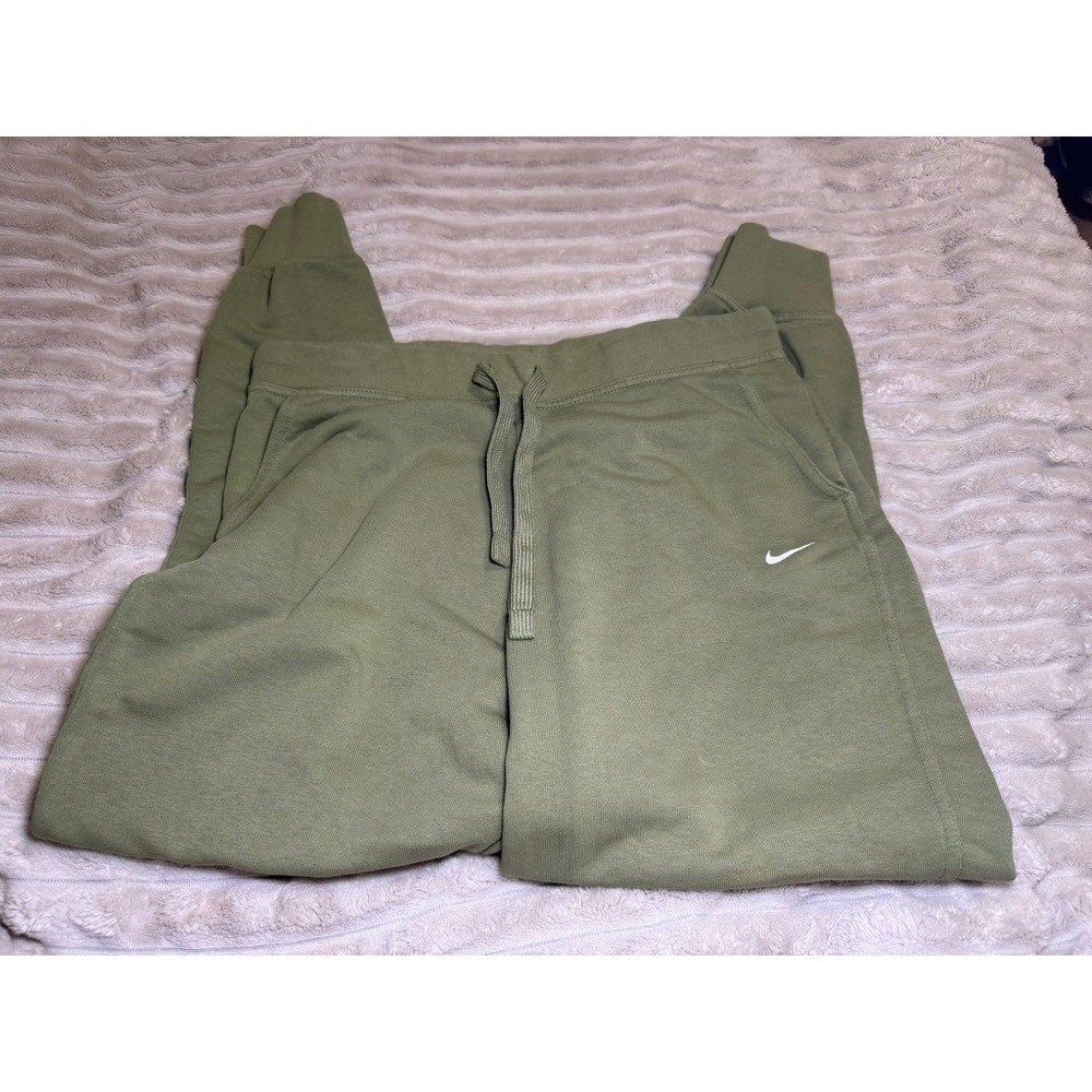 Nike Sweatpants Olive Green Dri-FIT Joggers Women Large